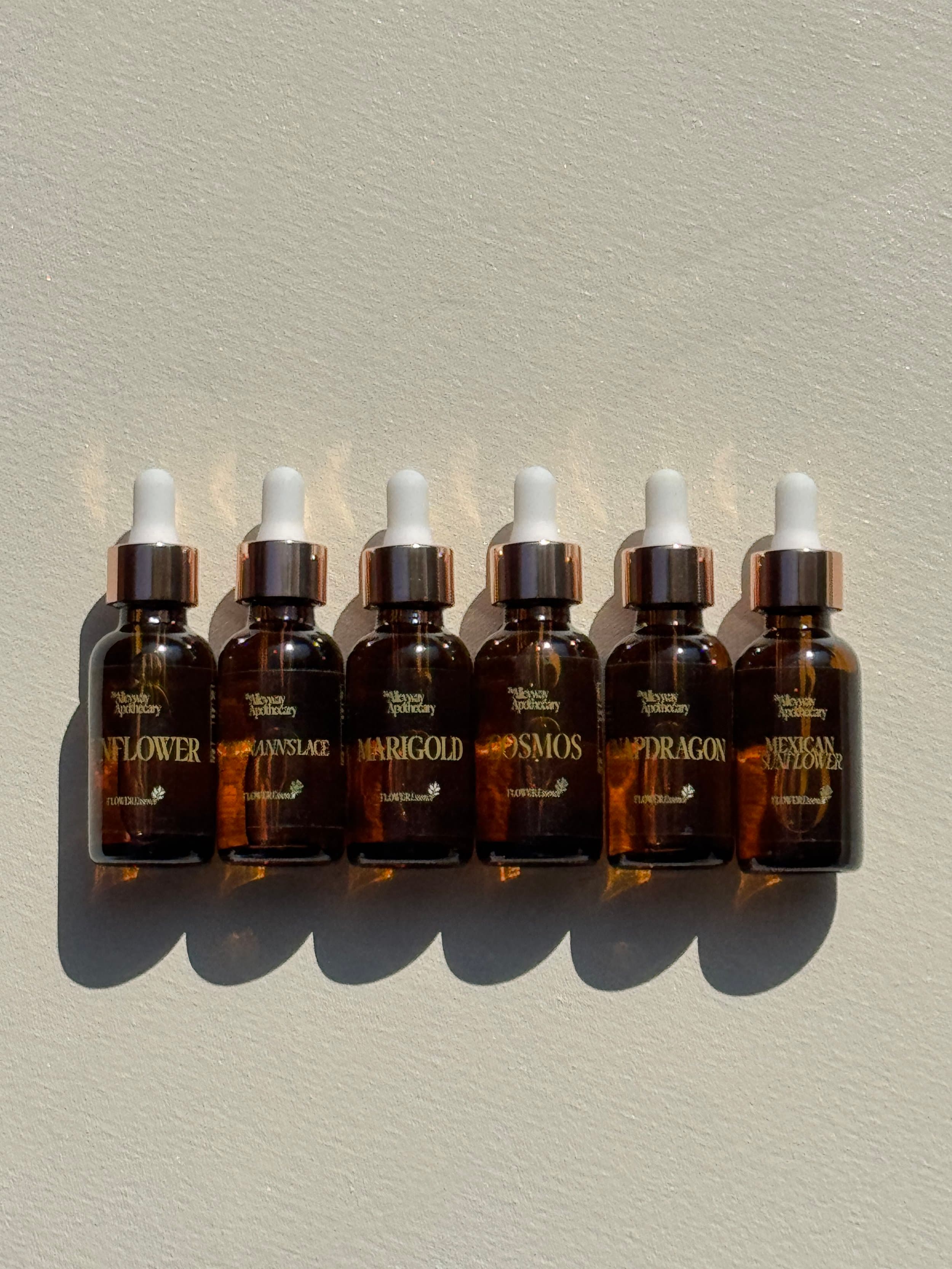 Sunflower flower essence by The Alleyway Apothecary